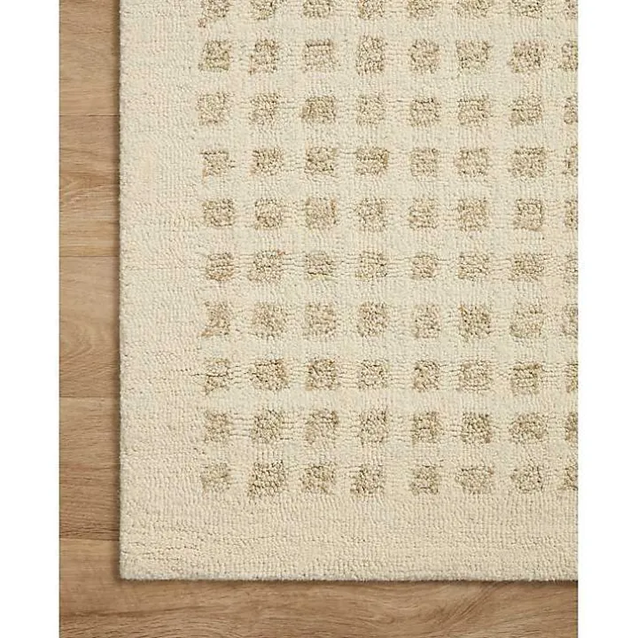 Chris Loves Julia x Loloi Ivory Polly Rug, 7x9