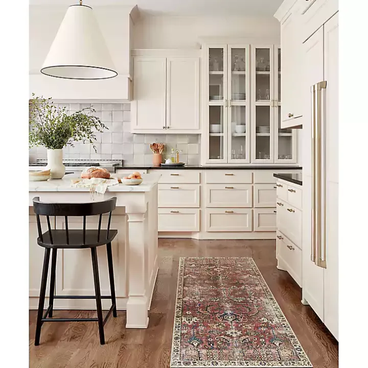 Chris Loves Julia x Loloi Jules Merlot Rug, 7x9