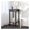 Classic Black Tegan Square Accent Table