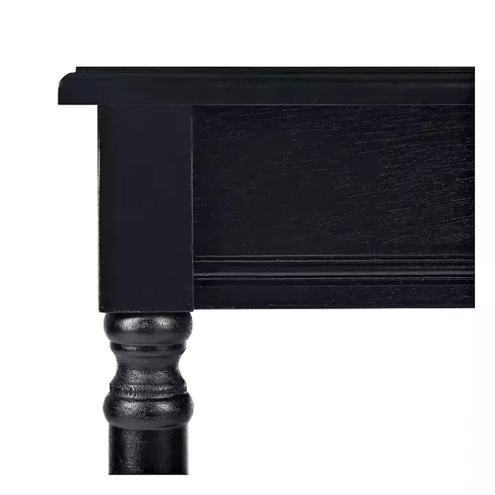 Classic Black Tegan Square Accent Table