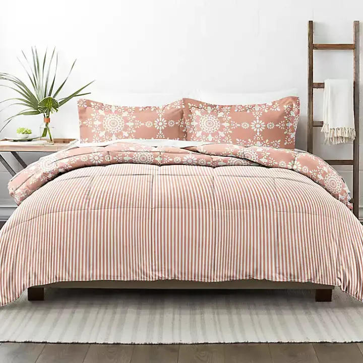 Clay Daisy Medallion Queen 3-pc. Comforter Set