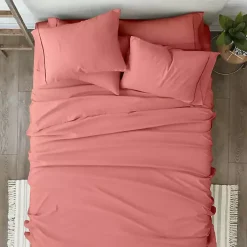 Clay Solid 6-pc. King Sheet Set