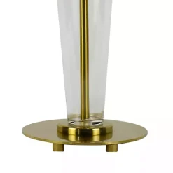 Clear Crystal Art Deco Table Lamp