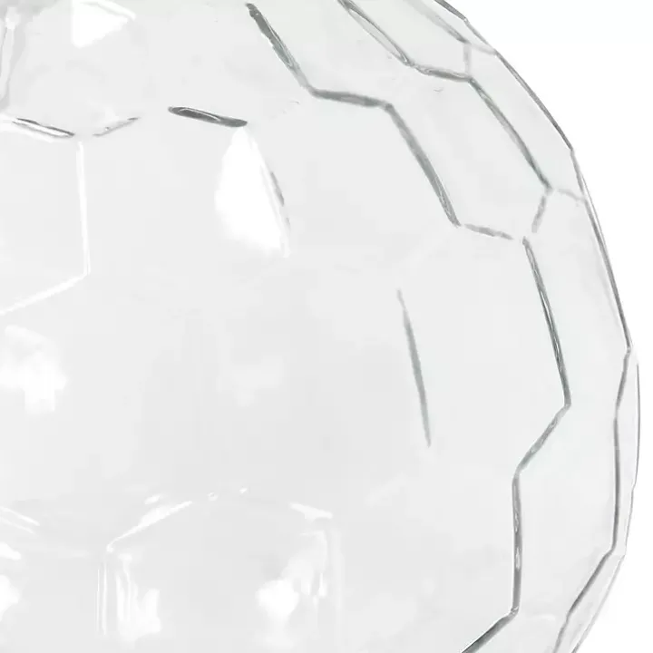 Clear Glass Honeycomb Table Lamp