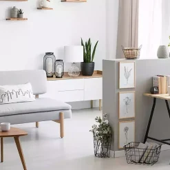 Clear Glass Honeycomb Table Lamp