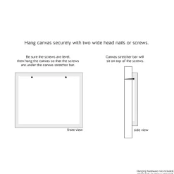 Coastal Brushstrokes Canvas Art Print, Set of 2