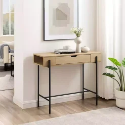 Coastal Oak Cruz Console Table