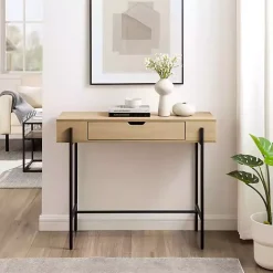 Coastal Oak Cruz Console Table