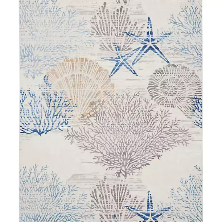 Coastal Reef Dreams Area Rug, 7x9