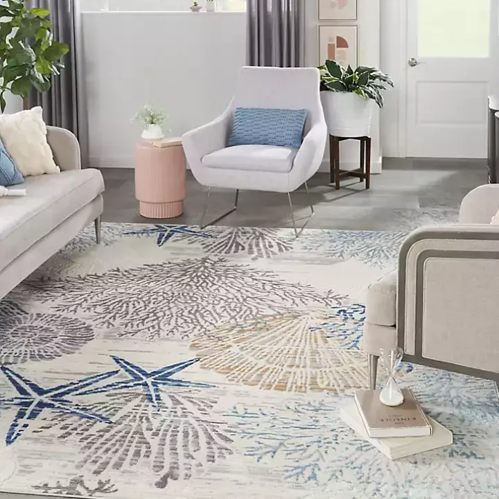 Coastal Reef Dreams Area Rug, 7x9