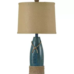 Coastal Sea Blue Table Lamp