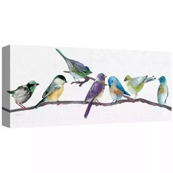 Colorful Bird Spot Canvas Art Print