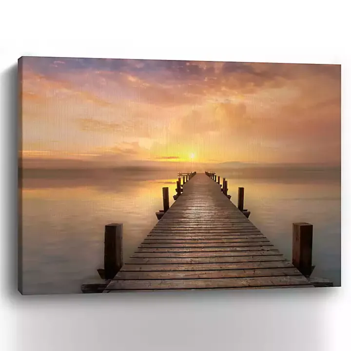 Comfort Bay Sunset Canvas Art Print, 48x36 in.