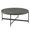 Concrete Round Tray Top Coffee Table