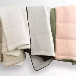 Coral & Sage Reversible 3-pc. Queen Comforter Set