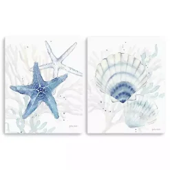 Cottage at the Cape Canvas Art Prints, Set of 2