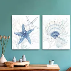 Cottage at the Cape Canvas Art Prints, Set of 2