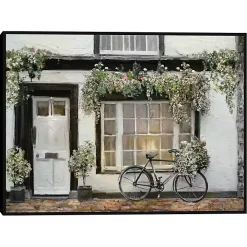Cottage Charm Framed Canvas Art Print