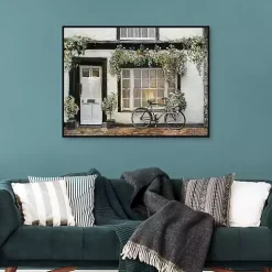 Cottage Charm Framed Canvas Art Print