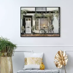 Cottage Charm Framed Canvas Art Print