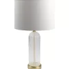 Crassula Clear Glass Table Lamp