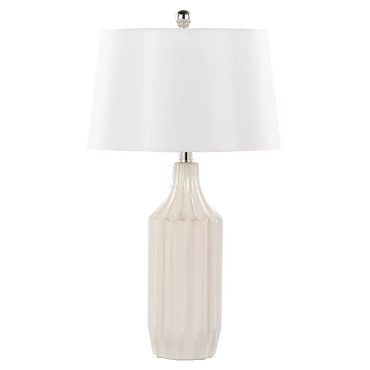 Cream Ceramic Sandra Table Lamp