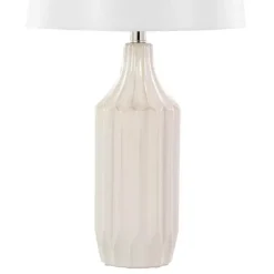 Cream Ceramic Sandra Table Lamp