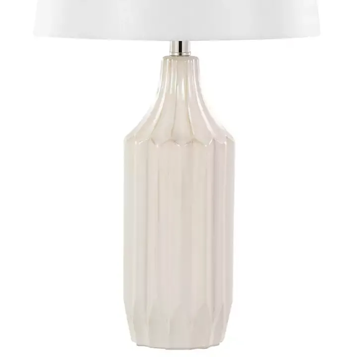 Cream Ceramic Sandra Table Lamp