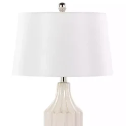 Cream Ceramic Sandra Table Lamp
