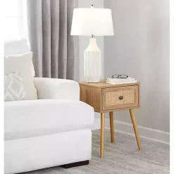 Cream Ceramic Sandra Table Lamp