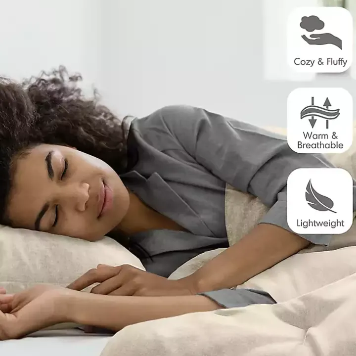 Cream Chambray 3-pc. Full/Queen Comforter Set