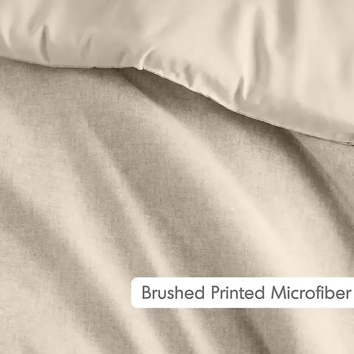 Cream Chambray 3-pc. King Comforter Set