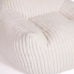 Cream Comfy Foam Lounge Chair
