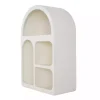Cream Geometric Arch Wall Shelf