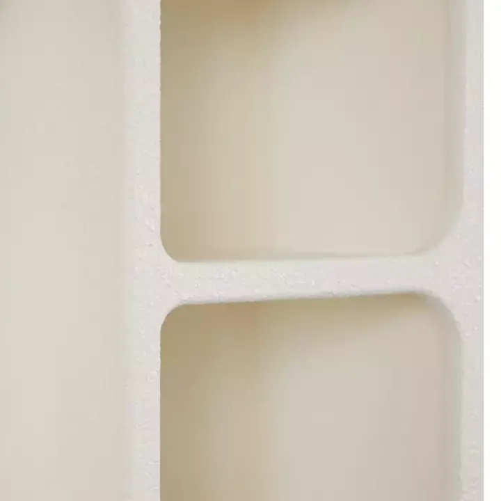 Cream Geometric Arch Wall Shelf