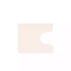 Cream Marshmallow Contour Bath Mat, 24 in.