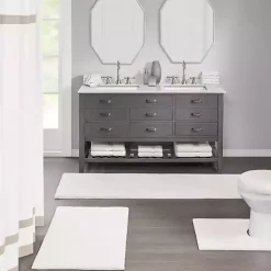 Cream Marshmallow Contour Bath Mat, 24 in.