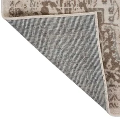 Cream Medallion Area Rug, 8x10