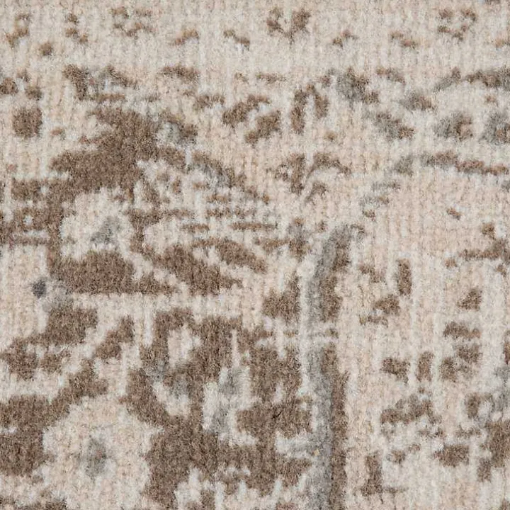 Cream Medallion Area Rug, 8x10