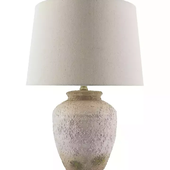 Cream Textured Ceramic Lia Table Lamp