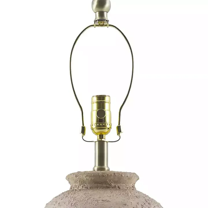 Cream Textured Ceramic Lia Table Lamp