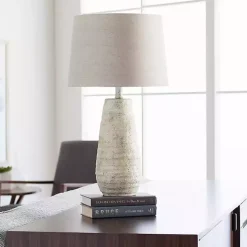 Cream Textured Maggie Table Lamp