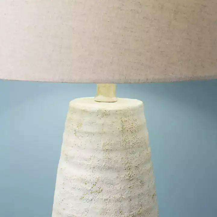 Cream Textured Maggie Table Lamp