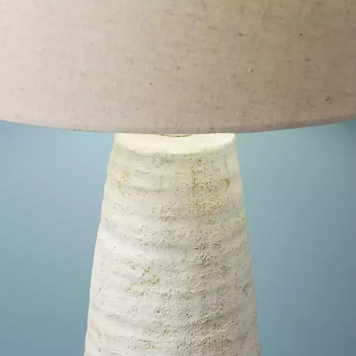 Cream Textured Maggie Table Lamp