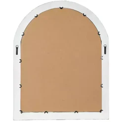 Cream Vintage Fir Wood Arch Framed Mirror
