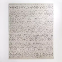 Cream Winn Medallion Area Rug, 7x10