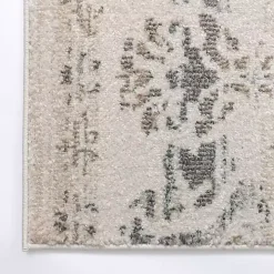 Cream Winn Medallion Area Rug, 7x10