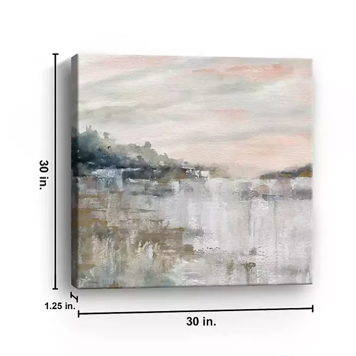 Crystal Falls Canvas Art Print