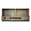 Dallas Cowboys Reclaimed Wood Bar Shelf