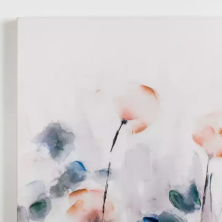 Dancing Floral Canvas Art Print